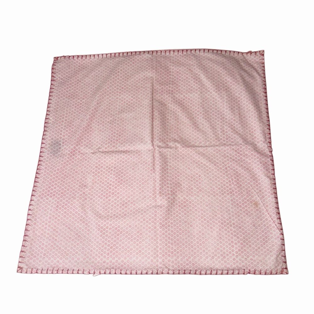 John Robshaw Pillow Sham 100% Cotton Poseti Lotus Pink Euro Sham 26x26"
